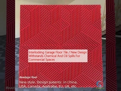 ইন্টারলকিং গ্যারেজ ফ্লোর টাইলস / নতুন ডিজাইন বাণিজ্যিক স্থানগুলির জন্য রাসায়নিক এবং তেল ছড়িয়ে পড়ার প্রতিরোধ করে