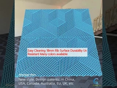 সহজ পরিষ্কার 18 মিমি রেবার পৃষ্ঠতল স্থায়িত্ব ইউভি প্রতিরোধী অনেক রঙ উপলব্ধ