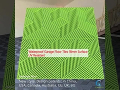 ওয়াটারপ্রুফ গ্যারেজ মেঝে টাইলস 18mm পৃষ্ঠ UV প্রতিরোধী