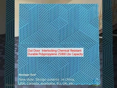 বাইরের দরজা interlocking রাসায়নিক প্রতিরোধী টেকসই পলিপ্রোপিলিন 25000 পাউন্ড ক্ষমতা