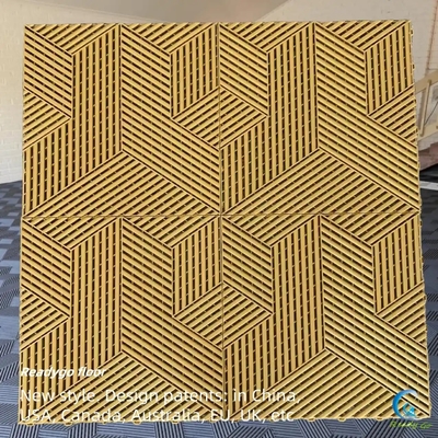 আউটডোর ইন্টারলকিং গ্যারেজ কার্পেট টাইলস 40x40 হার্ড প্লাস্টিক গ্যারেজ টাইলস