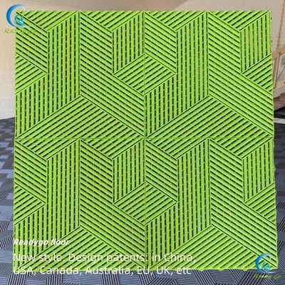 ক্লিক ইনস্টলেশন সিস্টেম গ্যারেজ ফ্লোর টাইল 620g/pcs গ্যারেজ সংস্কারের জন্য