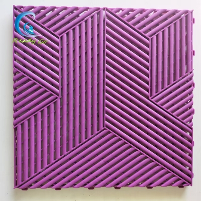 ইনস্টল করা সহজ গ্যারেজ মেঝে 2 বছর ওয়ারেন্টি নতুন শীর্ষ পিপি কাঁচামাল